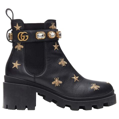 gucci trainers bee ladies|gucci boots with bees.